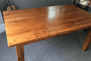 Dining Table French Polishing