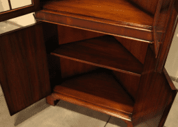 restored corner china cabinet